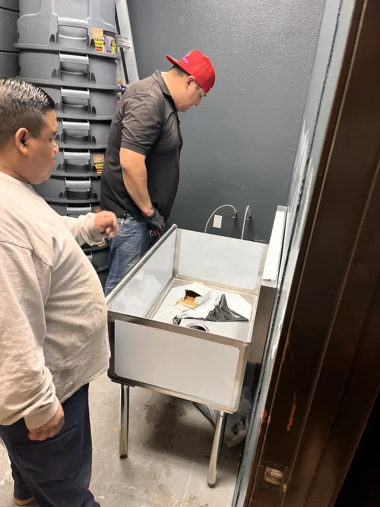 Commercial plumbing and sink installation in North Strabane